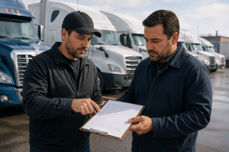 trucking insurance renewal underwriter review