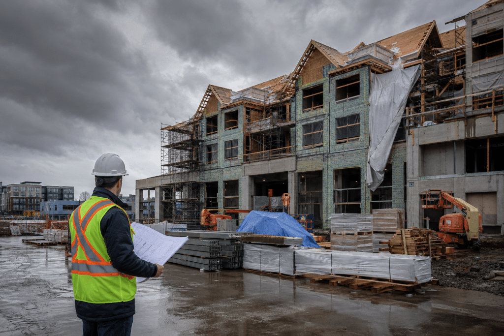 course of construction insurance weather losses